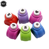 1 vnt Vaikiškas mažas spausdinimo popierius Rankų formavimo iškarpų knygelė Žymos Kortelės Amatai „Pasidaryk pats“ gėlių popierius Amatai Punch Hole Puncher 7 forma