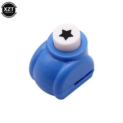 1 vnt Vaikiškas mažas spausdinimo popierius Rankų formavimo iškarpų knygelė Žymos Kortelės Amatai „Pasidaryk pats“ gėlių popierius Amatai Punch Hole Puncher 7 forma