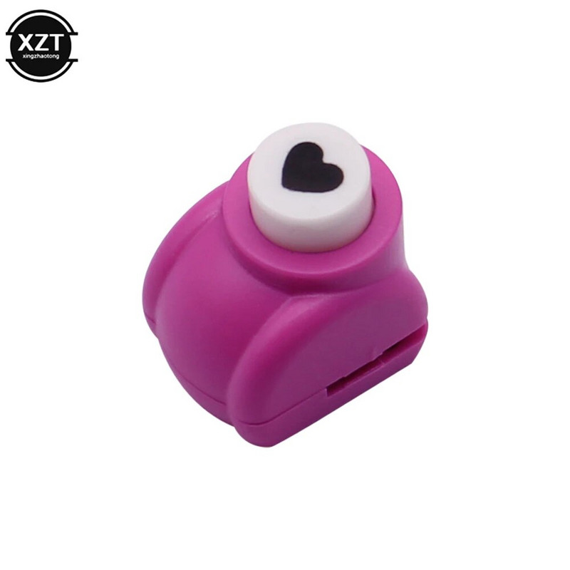 1 vnt Vaikiškas mažas spausdinimo popierius Rankų formavimo iškarpų knygelė Žymos Kortelės Amatai „Pasidaryk pats“ gėlių popierius Amatai Punch Hole Puncher 7 forma