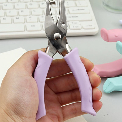 Viena cauruma perforators metāla 6 mm poru diametra perforators knaibles Rokas papīrs Scrapbooking perforatori