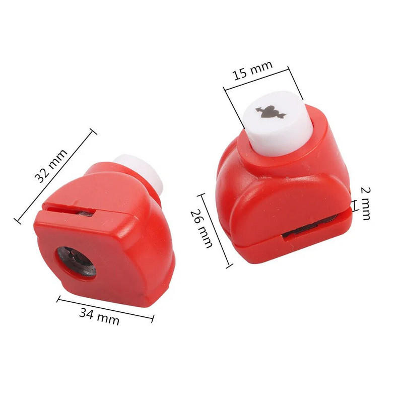 Mini Reljefs Puncher Scrapbooking Albums Roku darbs Amatniecība Dāvanu karte Apdares Perforatori Aksesuāri Bērni Bērni Studentu Dāvana