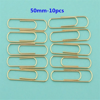 Kuldsed värvid 15/28/33/50 mm Suurus Aksessuaarid Kirjaklambrid Märkmik Memoleht Kirjaklambrid Õpilaskontoritarbed Statsionaarid