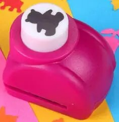 1tk/partii Mini isetegemise perforaator scrapbookingi perforaatori jaoks Käsitsi valmistatud lõigatud kaardi augustaja DIY kinkekaartide paberipunchi jaoks CL-1207