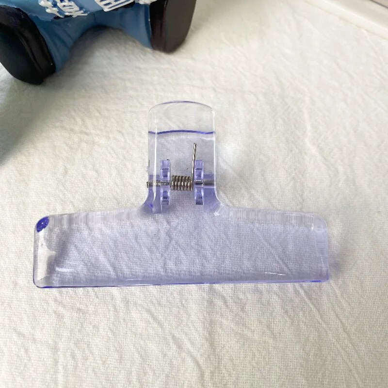 Caurspīdīgas akrila saistvielu saspraudes plānotājs, papīra skavu organizators Biroja failu skavas Turētājs Kancelejas piederumi Dekors Skolas piederumi