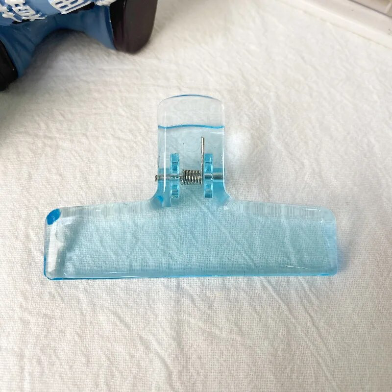 Caurspīdīgas akrila saistvielu saspraudes plānotājs, papīra skavu organizators Biroja failu skavas Turētājs Kancelejas piederumi Dekors Skolas piederumi