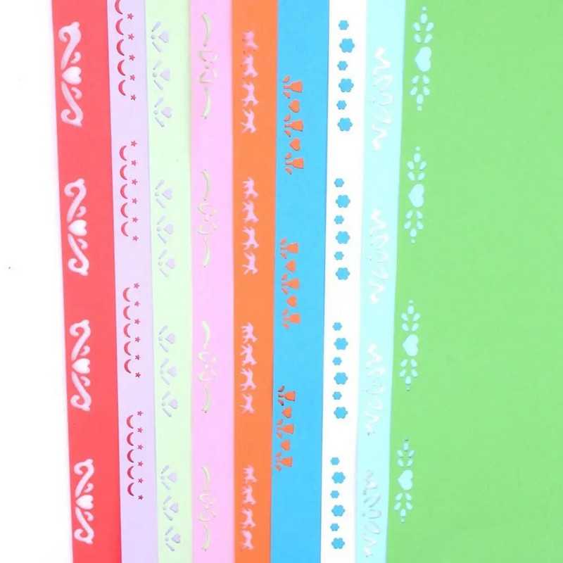 S Flower Embossing Punch Fancy Border Punch DIY Scrapbooking Ručno izrađeni uređaj za rubove Ukrasni rubni rezač papira Umjetnički obrti