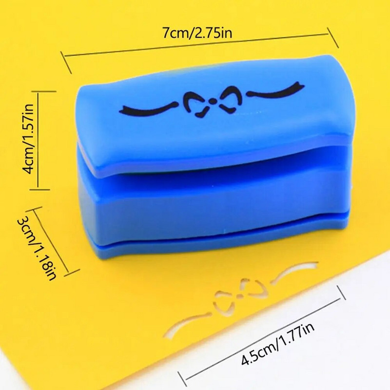 S Flower Embossing Punch Fancy Border Punch DIY Scrapbooking Ručno izrađeni uređaj za rubove Ukrasni rubni rezač papira Umjetnički obrti