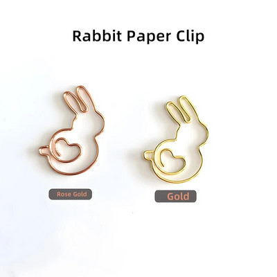 10 tk/partii loominguline kirjaklamber Roosa kuldne metallist kirjaklamber dekoratiivne järjehoidja köitja kujuga klambrid armsad kirjatarbed kontoritarbed