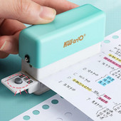 Mini 6 skylučių perforavimo mašina „pasidaryk pats“ knygų puslapių siuvimo popieriaus įrišimo perforavimo planavimo priemonė laisvų lapų popieriaus skylučių perforatorius biuro reikmenys