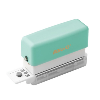 Mini 6 skylučių perforavimo mašina „pasidaryk pats“ knygų puslapių siuvimo popieriaus įrišimo perforavimo planavimo priemonė laisvų lapų popieriaus skylučių perforatorius biuro reikmenys