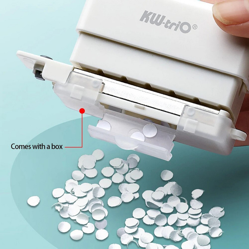 Mini 6 skylučių perforavimo mašina „pasidaryk pats“ knygų puslapių siuvimo popieriaus įrišimo perforavimo planavimo priemonė laisvų lapų popieriaus skylučių perforatorius biuro reikmenys