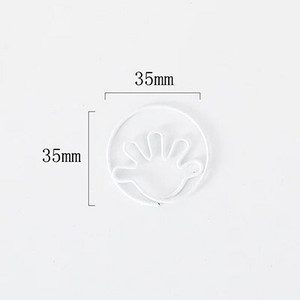 TUTU 20 gab./iepakojumā jauki, krāsaini žesti Papīra saspraudes Kawaii Kancelejas preces Metāls Caurspīdīgs Saspraudes Saspraudes Fotogrāfijas Biļetes Piezīmes Vēstule H0473