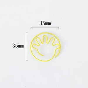 TUTU 20 gab./iepakojumā jauki, krāsaini žesti Papīra saspraudes Kawaii Kancelejas preces Metāls Caurspīdīgs Saspraudes Saspraudes Fotogrāfijas Biļetes Piezīmes Vēstule H0473