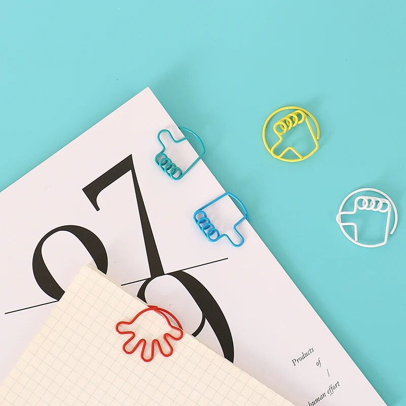 TUTU 20 gab./iepakojumā jauki, krāsaini žesti Papīra saspraudes Kawaii Kancelejas preces Metāls Caurspīdīgs Saspraudes Saspraudes Fotogrāfijas Biļetes Piezīmes Vēstule H0473