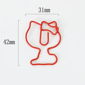 TUTU 10gab/iepakojumā Kaķu saspraudes Grāmatzīmju plānotājs Atgādņu saspraudes grāmatu kancelejas precēm Skolas kancelejas piederumi Kancelejas piederumi H0475