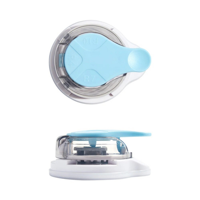 1 ΤΕΜ. 3 σε 1 R4 R7 R10 Πλαστικό μηχάνημα διάτρησης DIY κάρτα με τρύπες από χαρτί Κύκλος μοτίβο φωτογραφίας εργαλείο κοπής Scrapbooking puncher