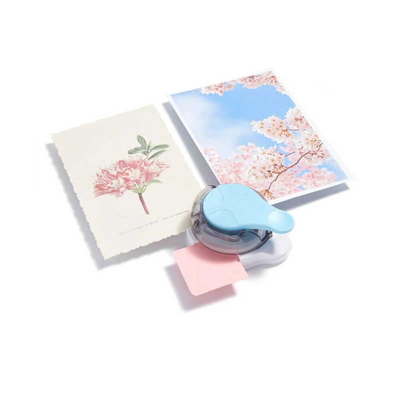 1 ΤΕΜ. 3 σε 1 R4 R7 R10 Πλαστικό μηχάνημα διάτρησης DIY κάρτα με τρύπες από χαρτί Κύκλος μοτίβο φωτογραφίας εργαλείο κοπής Scrapbooking puncher