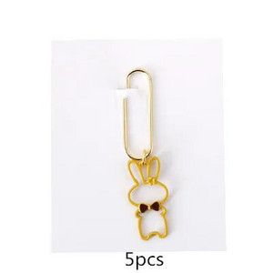 ALLTU 5gab Creative candy trušu saspraudes grāmatzīmes ziņojuma saspraude rotā skolas kancelejas preces