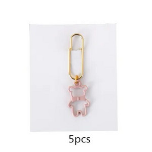 ALLTU 5gab Creative candy trušu saspraudes grāmatzīmes ziņojuma saspraude rotā skolas kancelejas preces