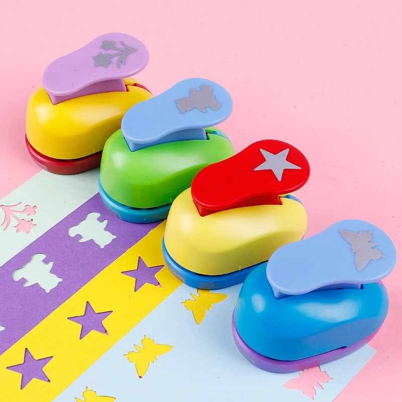 3,8 cm bezmaksas sūtījums Ziedu Furador DIY papīra griezums Eva Foam Maker perforators Scrapbooking darbaspēka ekonomija, bērnu perforators DIY roku darbs