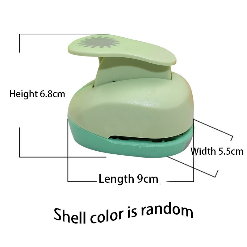 3,8 cm bezmaksas sūtījums Ziedu Furador DIY papīra griezums Eva Foam Maker perforators Scrapbooking darbaspēka ekonomija, bērnu perforators DIY roku darbs