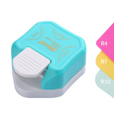 Φορητό Γωνιακό Στρογγυλό Χαρτί Κάρτα Γωνιακές Διατρήσεις Scrapbooking 3-σε-1 DIY Mini Corner Cutter R4/R7/R10mm Circle Trimmer Punch