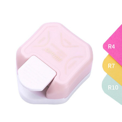 Φορητό Γωνιακό Στρογγυλό Χαρτί Κάρτα Γωνιακές Διατρήσεις Scrapbooking 3-σε-1 DIY Mini Corner Cutter R4/R7/R10mm Circle Trimmer Punch