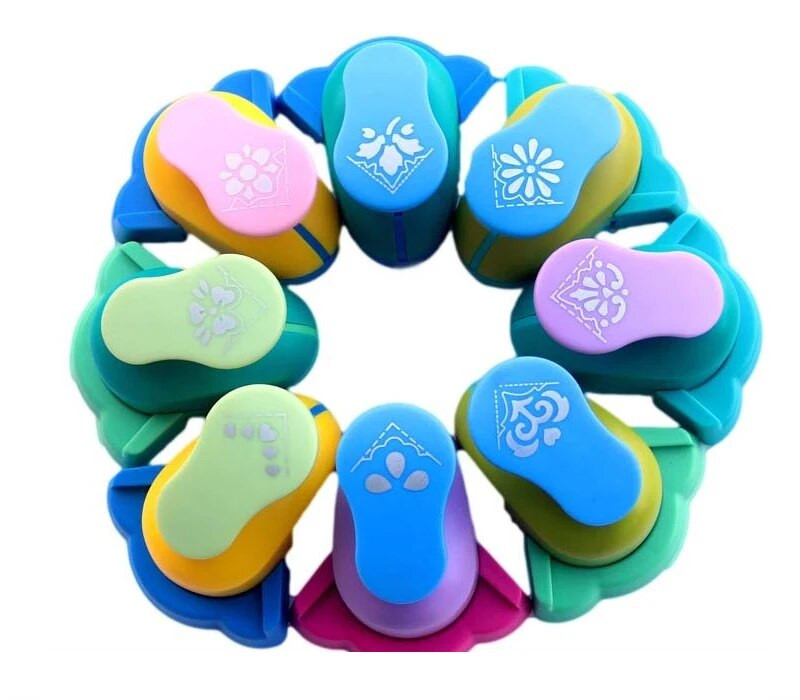 Ανάγλυφο DIY γωνιακό χαρτί εκτύπωσης κάρτας Κόφτης Λεύκωμα Shaper μεγάλη συσκευή ανάγλυφου Hole Punch Kids Handmade Craft