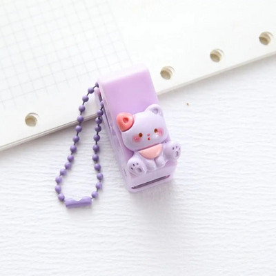 Mini caurumotājs 1 caurums Cute Paper Punch Amatniecības skolas biroja piederumi Kancelejas preces