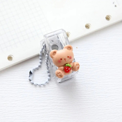 Mini caurumotājs 1 caurums Cute Paper Punch Amatniecības skolas biroja piederumi Kancelejas preces