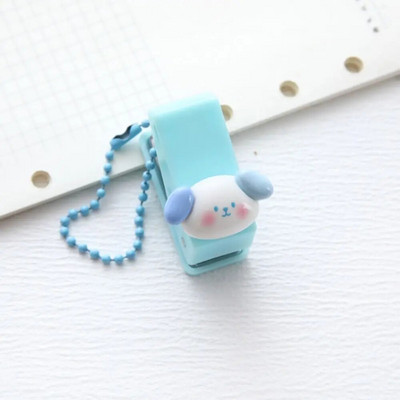 Mini caurumotājs 1 caurums Cute Paper Punch Amatniecības skolas biroja piederumi Kancelejas preces