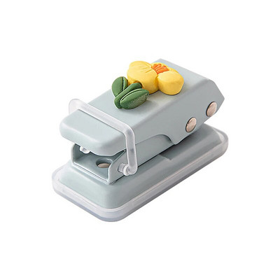 Mini perforatoare cu flori drăguțe, perforatoare portabilă cu o singură gaură, instrumente de bricolaj, papetărie coreeană, materiale de legare pentru birou, școală, kawaii