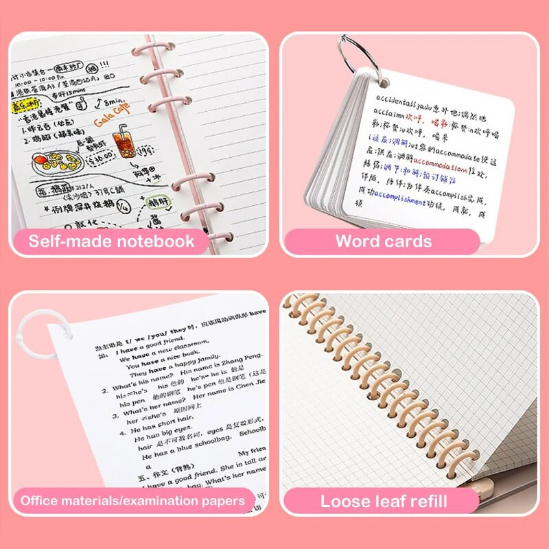 Mīlīgs zieds, mini caurumotājs, pārnēsājams viena cauruma papīra perforators, DIY, korejiešu rakstāmpiederumi Kawaii skolas biroja iesiešanas piederumi