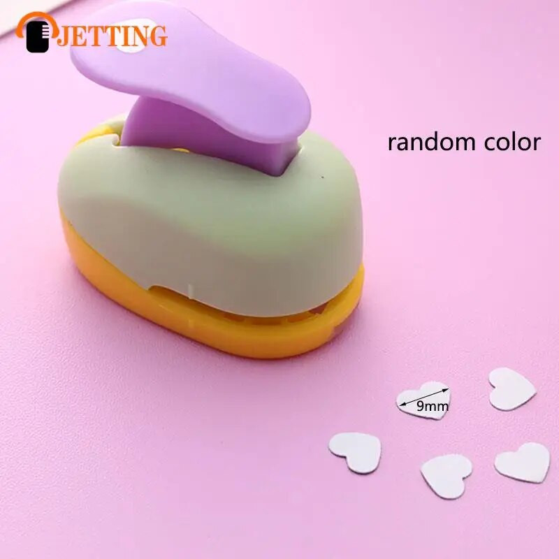 Širdies/apskritimo perforatorius 9/16/25 mm „pasidaryk pats“ rankdarbių perforatorius, skirtas iškarpoms sudaryti Punch Maker Vaikams iškarpų albumas, popieriaus pjaustyklė, įspaudimo aštresnis