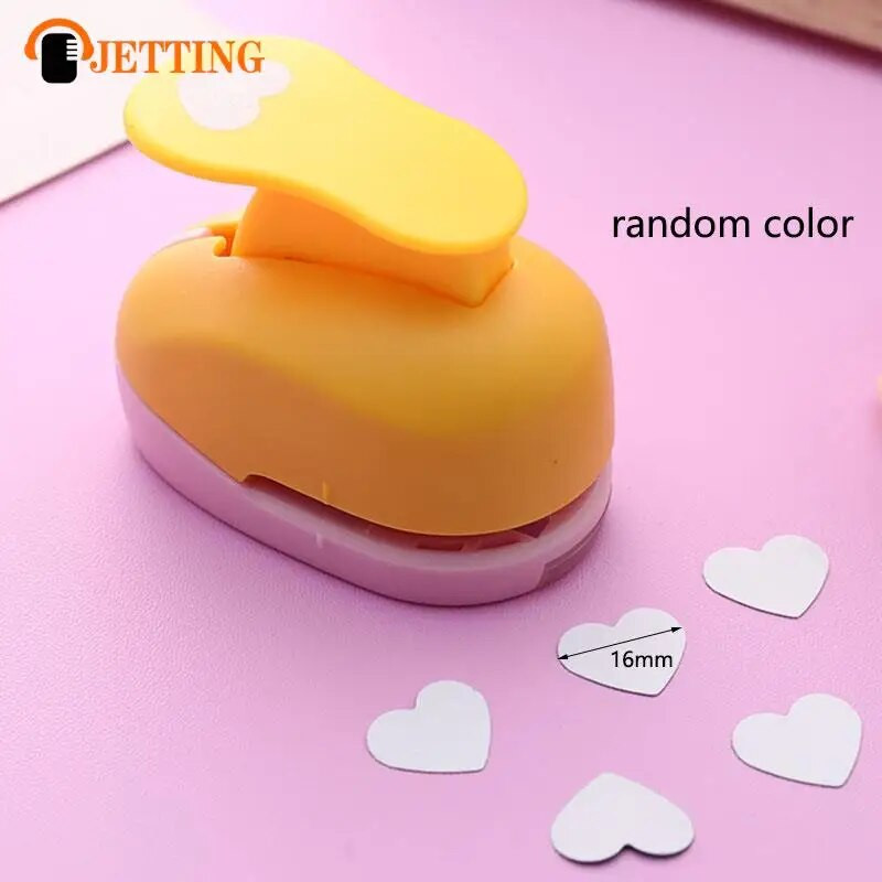 Širdies/apskritimo perforatorius 9/16/25 mm „pasidaryk pats“ rankdarbių perforatorius, skirtas iškarpoms sudaryti Punch Maker Vaikams iškarpų albumas, popieriaus pjaustyklė, įspaudimo aštresnis