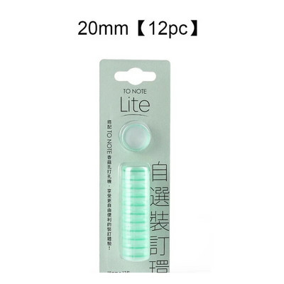 Seeneauguga sidumispandlaga 15/20 mm armastussüdamega ketaste rõngas, mis sobib lahtiste lehtedega märkmikuplaneerija päevikuraamatute jaoks