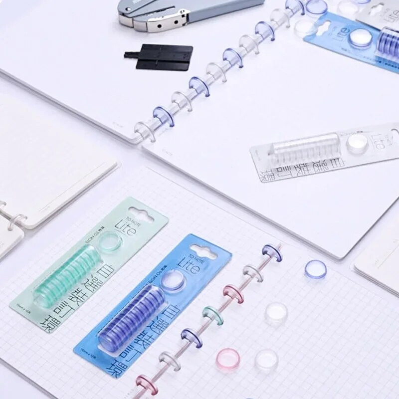 Seeneauguga sidumispandlaga 15/20 mm armastussüdamega ketaste rõngas, mis sobib lahtiste lehtedega märkmikuplaneerija päevikuraamatute jaoks