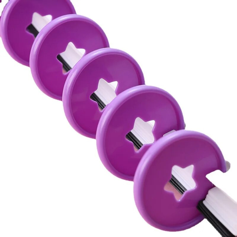 Σημειωματάριο 35mm 12 τμχ Μανιτάρι Τρύπα Δίσκοι με λυτά φύλλα Δέσμος Πλαστικός Δακτύλιος Αστέρας Δακτυλίου Δίσκοι Δίσκοι Βιβλιοδετικό Σημειωματάριου