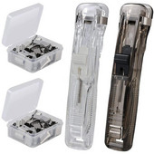 Skavu metāla saspraudes stumjamās rokas papīra griezējs ar uzpildes fiksācijas kārtošanas skavotājs Atkārtoti lietojams spiedošais skava dokumentu failu kancelejas piederumiem