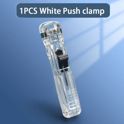 Skavu metāla saspraudes stumjamās rokas papīra griezējs ar uzpildes fiksācijas kārtošanas skavotājs Atkārtoti lietojams spiedošais skava dokumentu failu kancelejas piederumiem