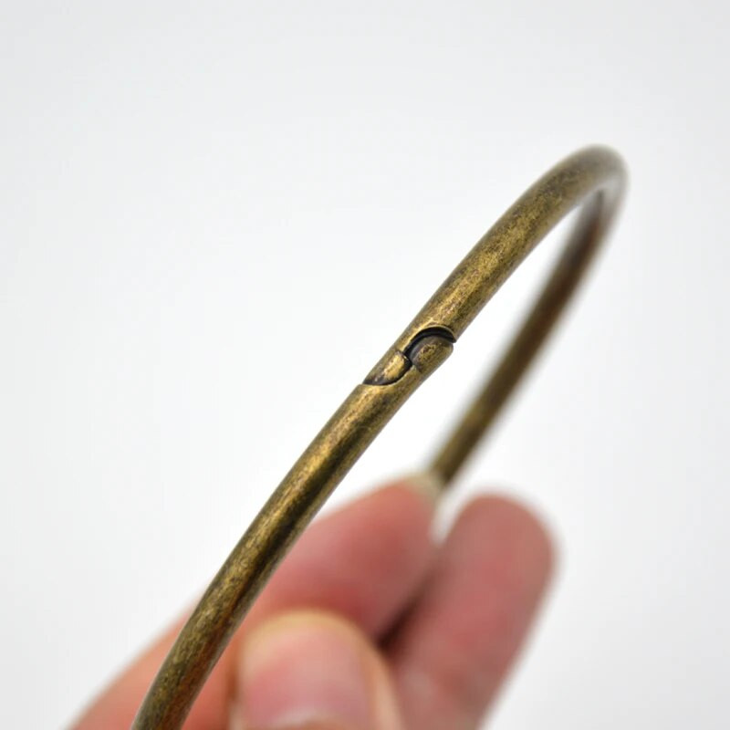 Augstas kvalitātes 2/4/5/10 gab. Metāla gredzenveida stiprinājums 15 — 76 mm DIY Albumi Brīvu lapu grāmatu stīpas Atvēršanas iesiešanas piederumi Fotoalbums Offic