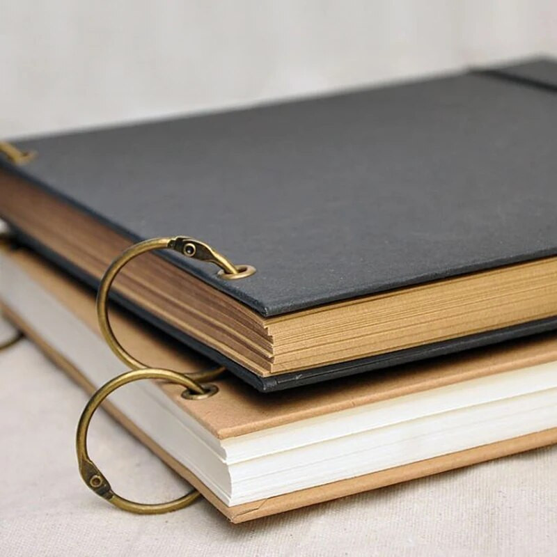 Augstas kvalitātes 2/4/5/10 gab. Metāla gredzenveida stiprinājums 15 — 76 mm DIY Albumi Brīvu lapu grāmatu stīpas Atvēršanas iesiešanas piederumi Fotoalbums Offic