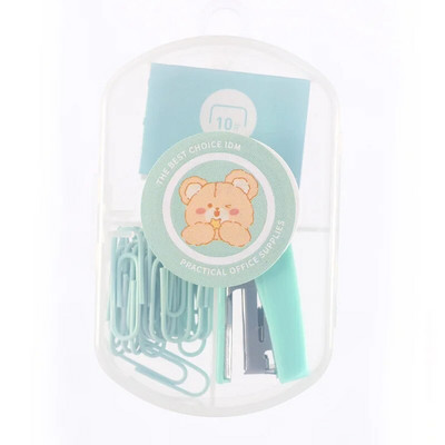 Mini Morandi krāsu metāla skavotāju komplekts ar skavām Iesiešanas rīki Kancelejas preces Biroja skolas piederumi 2023. gada jaunums