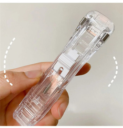 Mini bezizsekojams atkārtoti lietojams rokas skava, spiežams skavotājs papīrs grāmatu fails Biroja skola studentu saistviela Iesiešanas rīki Izejmateriāli Piederumi