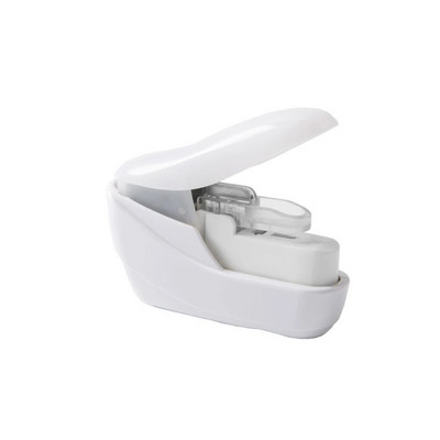 1PC Heftalica bez spajalica Klamerica za klamanje papira za knjige Sigurna prijenosna klamerica bez spajalica DIY Školski uredski pribor za uvez papira