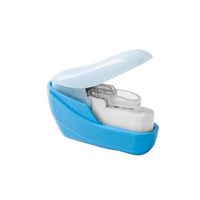 1PC Heftalica bez spajalica Klamerica za klamanje papira za knjige Sigurna prijenosna klamerica bez spajalica DIY Školski uredski pribor za uvez papira