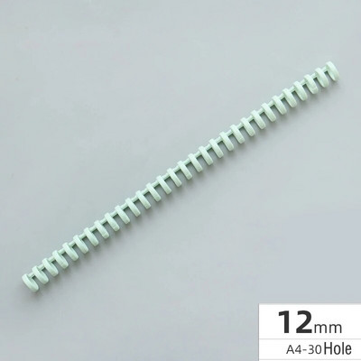 10 tk 12 mm 30 auguga lahtiste lehtedega plastikust sidumisrõngas vedruspiraalrõngad lapsele A4 A5 A6 paberist märkmiku kirjatarbed kontoritarbed