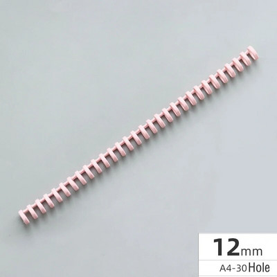 10 tk 12 mm 30 auguga lahtiste lehtedega plastikust sidumisrõngas vedruspiraalrõngad lapsele A4 A5 A6 paberist märkmiku kirjatarbed kontoritarbed