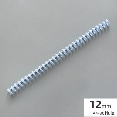 10 tk 12 mm 30 auguga lahtiste lehtedega plastikust sidumisrõngas vedruspiraalrõngad lapsele A4 A5 A6 paberist märkmiku kirjatarbed kontoritarbed