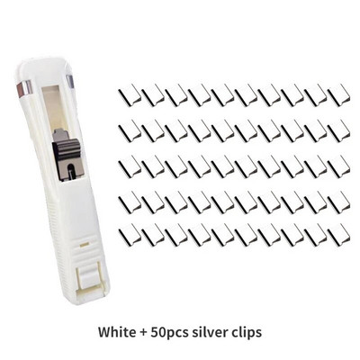 Permatomo spaustuko stūmiklio popieriaus segtuvo segtuko montavimo išmontavimo įrankis, skirtas personalo bandomajam popieriaus tvirtinimo segtuko segiklis Biuro priedai